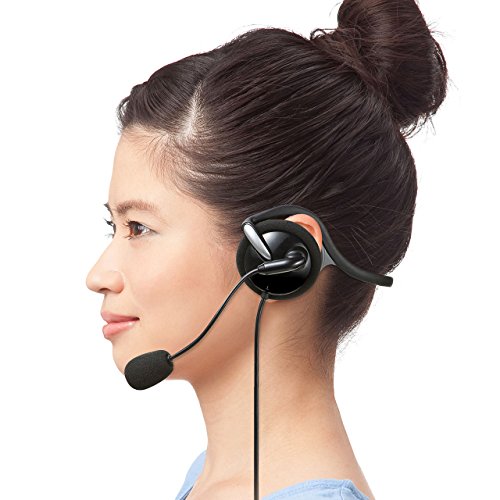 ����掠�ץ饤 ͭ���إåɥ��å� USB A��³ �ͥå��Х�ɥ����� ���� �֥�å� MM-HSU05BK