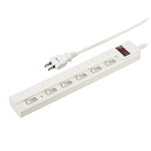 CD-R/Rw （Music） - オーム電機 電源タップ コンセントタップ 節電タップ 雷ガード/ブレーカー付 6個口 2m 個別/一括集中スイッチ付き 感電防止シャッター付きコ