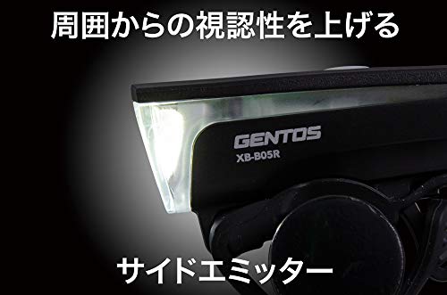 GENTOS(������ȥ�) ��ž�� �饤�� LED �Х����饤�� USB���ż� 160�롼��� ��ũ XB-B05R �����ɥХ���