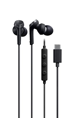 Rakuten - オーディオテクニカ ATH-CKS330C BK イヤホン 有線 1.2m マイク付き USB Type-C 重低音 カナル型 PC Windo