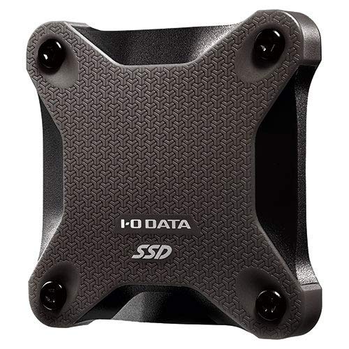 I/Oデータ USB3.1（Gen1）対応 外付けポータブルSSD 500GB（スモーキーブラック） SSPH-UT500K