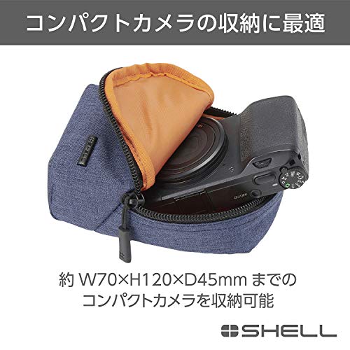 ハクバ HAKUBA カメラケース プラスシェル シティ04 カメラポーチM Wジッパー 面フ...