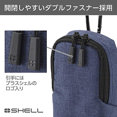 ハクバ HAKUBA カメラケース プラスシェル シティ04 カメラポーチM Wジッパー 面フ...