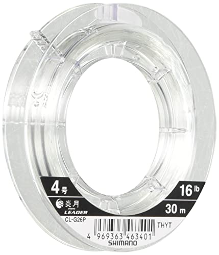 Rakuten - シマノ(SHIMANO) ショックリーダー 炎月 真鯛 EX フロロカーボン 30m 4.0号 クリアー CL-G26P 釣り糸