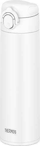 【食洗機対応モデル】サーモス 水筒 真空断熱ケータイマグ 500ml ホワイト 本体もパーツもすべて食洗機対応 ワンタッチオープン ステンレス