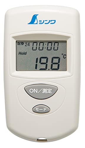 樂天商城 - シンワ測定(Shinwa Sokutei) 放射温度計 A-2 ミニ 時計・室内温度表示付 放射率可変タイプ 73015