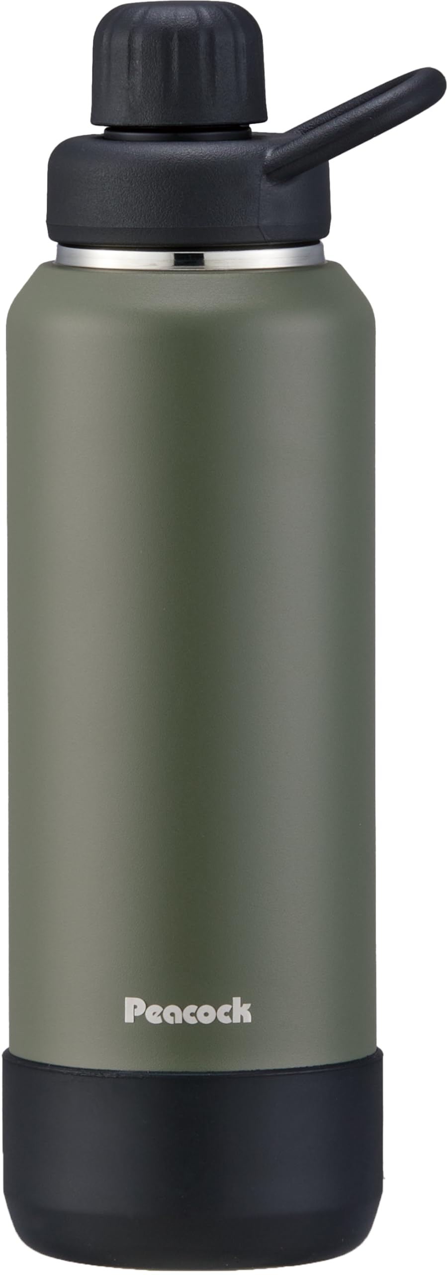 ピーコック魔法瓶工業(The-peacock) ピーコック 水筒 1L 保冷 直飲み スポーツ飲料対応 炭酸対応 持ち手付き 底カバー マグボト