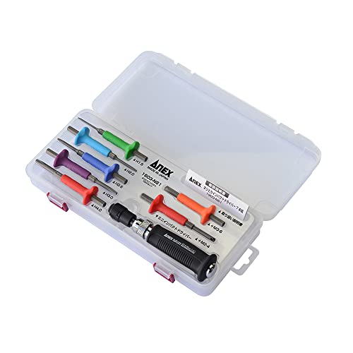 Rakuten - アネックス(ANEX) インパクトドライバー ミニタイプ ネジ取り ケース付 ビット7本組 No.1903-NS1【自動車やバイク、機械の整備作
