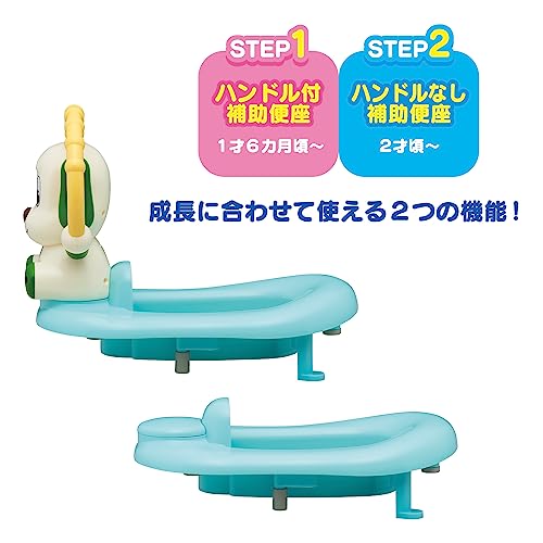トイローヤル ワンワンの補助便座 (ハンドル付き) トイレトレーニング (洗いやすい...