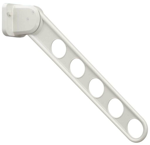 川口技研 窓壁用物干し ホスクリーン HKY-55-W ホワイト 1本 川口技研 窓壁用物干し ホスクリーン HKY-55-W ホワイト 1本