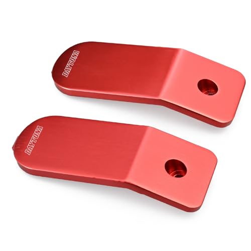 Rakuten - デイトナ(Daytona) バイク エンジンスライダー オプション品 エンジンプロテクターストリームライン用 デザインパネル 2個セット レッド