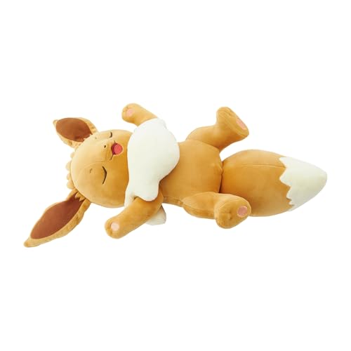 포켓몬 센터 오리지널 모찌리 봉제인형 Pokemon Sleep 잘자 이브이