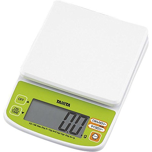 EBM タニタ(TANITA)デジタルクッキングスケール 2kg KD-196 グリーン