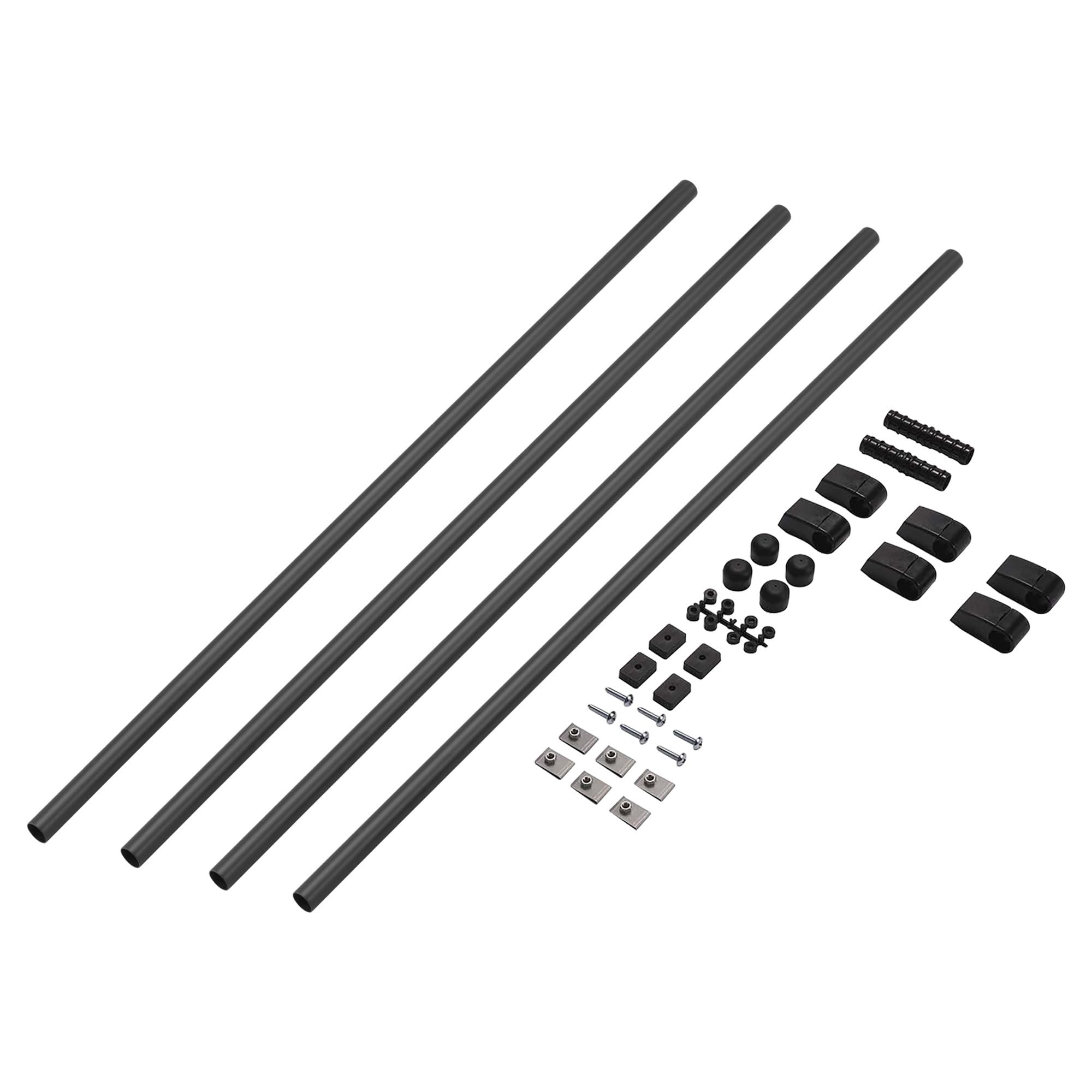 カーメイト(CARMATE) クロスライド 車内収納 サイドバー ブラック ハイエース キャラバン 用 左右セット NS122BK