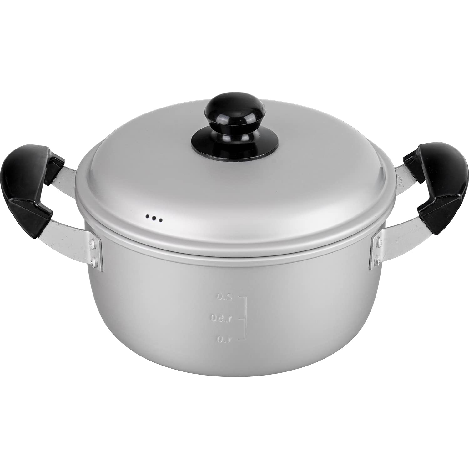 和平フレイズ 軽い すぐ沸く アルミ 両手鍋 20cm ガス火専用 和づつみ RB-2323