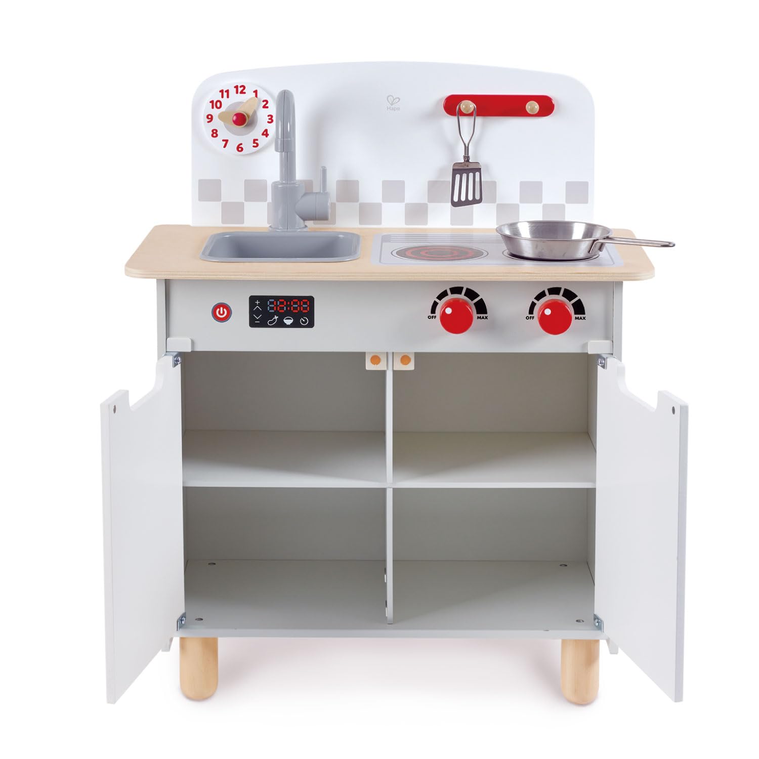 Hape(ハペ) おままごとキッチン 27.3×55×66.5cm 3才以上 木製 おままごと おもちゃ E8829 3