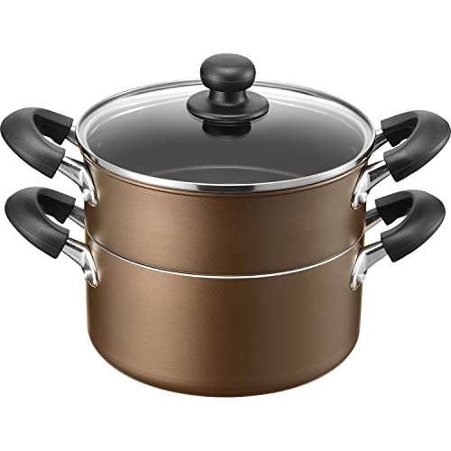 Rakuten - 和平フレイズ 二段蒸し器 20cm 蒸し料理 シュウマイ 鍋としても使える 内面ふっ素 汚れにくい 直火・IH おおらか鍋 RB-2509