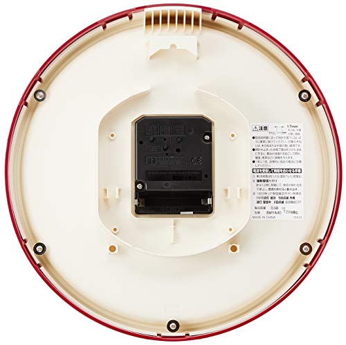 リズム(RHYTHM) 掛け時計 電波時計 連続秒針 小ぶり 掛置兼用 インテリアクロック RHYTHM PLUS スタンダードスタイル143 [3]