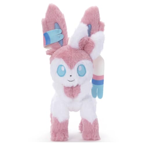 乐天商城 - ポケットモンスター ポケモン くたくたたった! ぬいぐるみS ニンフィア ぬいぐるみ高さ約20cm