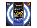 パナソニック 丸形蛍光灯(FCL) 30&40W形 2本入 G10q クール色 パルックプレミア FCL3040ECWH2KF