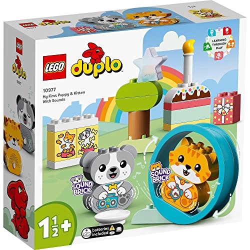 formanismのレゴ(LEGO) デュプロ はじめてのデュプロ かわいく鳴くよ! 子犬と子ネコ 10977 おもちゃ ブロック プレゼント幼児 赤ちゃん 動物｜アングル2