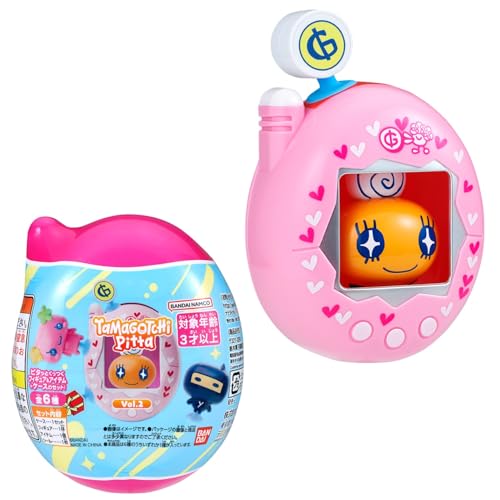 Vol.2/単品/-・Color:Vol.2Size:単品・※種類は選べません。・（C）BANDAI・［カテゴリー］たまごっち・［使用電池］電池・不要・［対象年齢］3才〜商品紹介 Tamagotchi Pitta第2弾！『祝ケータイかいツー！たまごっちプラス』を模したケースにまめっちなどのフィギュアとアイテムがセットになった全6種のクローズド商品です。フィギュアは吸盤で色々なところにくっつけられます。 ［セット内容］ ・ケース…1セット ・フィギュア…1体 ・アイテム…1個 ・シール…1枚 （本商品のセット内容以外は付属しません。） 安全警告 該当なし