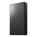 アイ・オー・データ機器 HDPT-UTS1K USB3.1 Gen1対応ポータブルハードディスク「高速カクうす」 カーボンブラック 1TB(2)