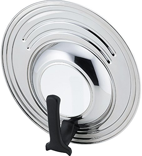 Ih/Gas Compatible - 下村企販 蓋 フライパンカバー 窓付き 【日本製】 18〜26cm 兼用 立つ スタンド付き 中が見える ステンレス 錆びにくい 鍋蓋 フタ 燕