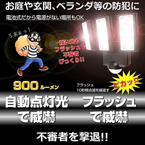 ����� (ELPA) �����Ӽ� ���󥵡��饤�� 3�� (��LED/�ɿ����) ���� ���󥵡��饤�� ­�� (ESL-313DC)