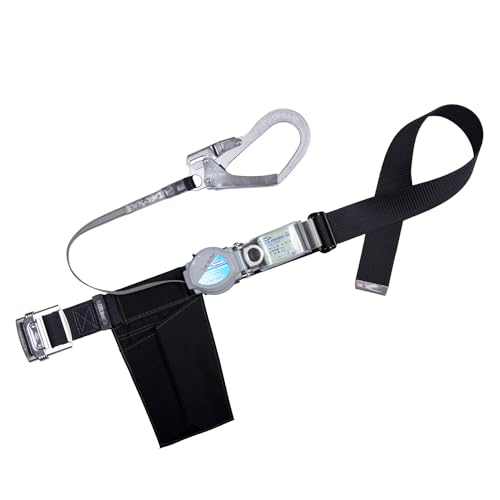 [藤井電工] 新規格 胴ベルト型 2WAY リトラ 巻取式 ロック機構付き ブラック 黒 Mサイズ ベルト長さ 12..