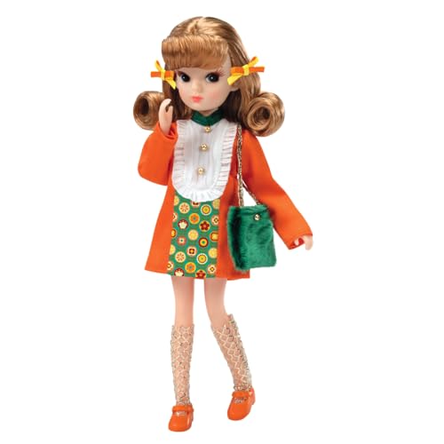 タカラトミー リカちゃん ドール レトロリカ ミカン色のくちびる (タカラトミー100周年記念商品) 着せ替え おままごと おもちゃ 3歳以上