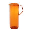 KINTO (キントー) CAST AMBER ジャグ 1.2L 耐熱ガラス 電子レンジ、食洗機対応 21464
