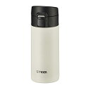 タイガー魔法瓶(TIGER) 水筒 360ml マグボトル ワンタッチ 軽量 ステンレスボトル 真空断熱 保温保冷 ホワイト MKA-K036W