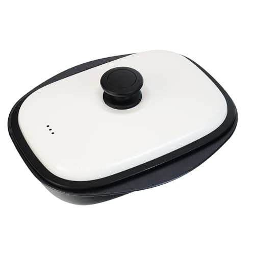 和平フレイズ 電子レンジで焼き目が付く! レンジパン L [1台7役の調理 焼く 炒める 茹でる 煮る 蒸す ..