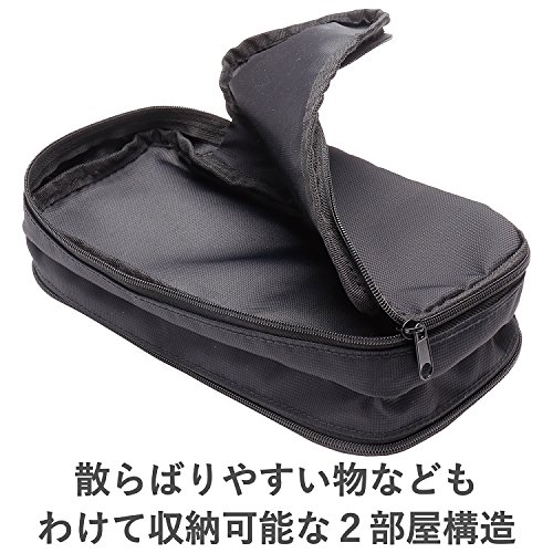 エレコム ガジェットポーチ ガジェット ポーチ 収納ポーチ バッグインバッグ 3ポケット ストレッチ素材 軽量 ブラック BMA-GP10BK forma-ra-10023976 formanism サンプル画像3
