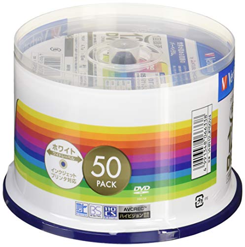 地デジの録画に最適なDVD-Rです CPRM地デジ対応、レーベル面にインクイェットプリンタで印刷可能 記憶容量・時間:4.7GB/120分 速度:1～16倍速対応 入り数:50枚 ケース:スピンドル レーベル:ワイドプリンタブル 捕捉:CPRM対応 原産地:台湾