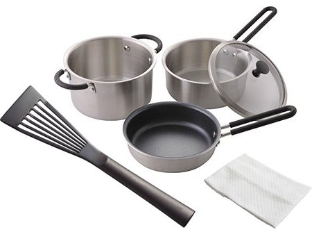 【セット】O.E.C. ミニマ 3点セット DY-5209 ＋ ハンディターナー DE-5902 ＋ 銀糸入り綿ふきん