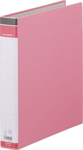 Rakuten - キングジム リングバインダー BF バインダータイプ 30穴 300枚収納 A4タテ ピンク 669BF-P