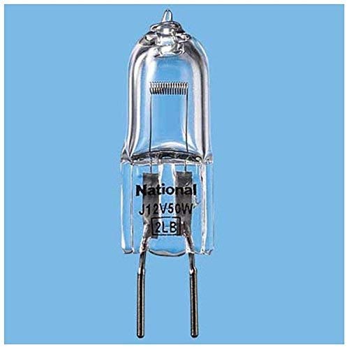 パナソニック ハロゲンランプ 12V 50W形 G6.35口金 クリア J12V50W