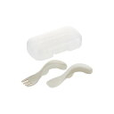 リッチェル トライ つまみ持ちスプーン・フォーク(ケース付) 1個 12カ月頃から