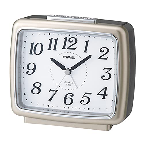 ゴールド/120×137×65mm/T-722 CGM-Z・パッケージ個数:1・機能:電子音アラーム、スヌーズ機能、ライト、自動点灯機能 (光センサー式)、連続秒針・推奨電池:単3マンガン乾電池×1 (時計用)、単3アルカリ乾電池×2 (ラ...