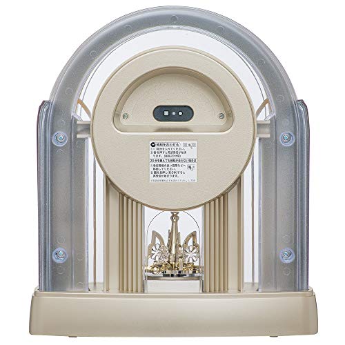 セイコークロック 電波 置時計 茶メタリック 281x250x126mm BY244G [2]