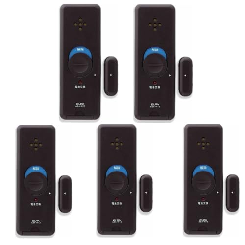 エルパ 薄型ウインドウアラーム 衝撃&開放検知 ブラウン ASA-W13 BR(1個入)×1 + ASA-W13-2P BR (2個入)..