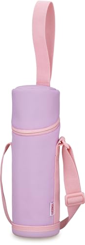 サーモス マイボトルポーチ ストラップ付き 450-600ml用 水筒カバー ピンクパープル APG-502 PKP