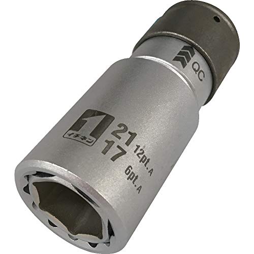 乐天商城 - イチネンアクセス MUST TOOL(マストツール) ソケット IM-4W1721O-612K QCソケット ダブル 17/21 6/12角 1
