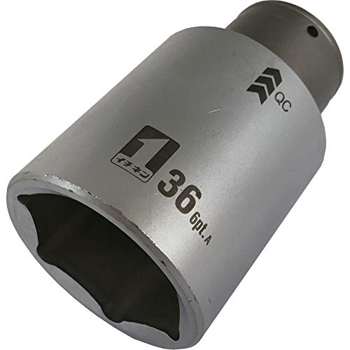 イチネンアクセス MUST TOOL(マストツール) ソケット IM-4W36-6K QCソケット シングル 36mm 6角 19813 差込角