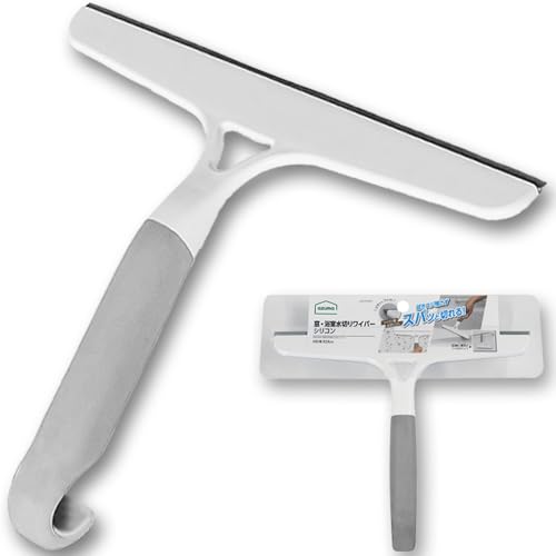 アズマ 窓・浴室水切りワイパーシリコン バスルーム 窓掃除 スクイージー 軽量 簡単 BT762