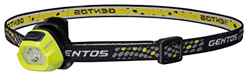 Other - GENTOS(ジェントス) LED ヘッドライト 小型 軽量32g 電池式(CR2032) 20ルーメン HC-24YG 登山 釣り イエロー