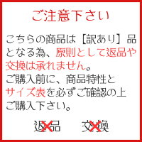 こちらの商品は訳あり品のため原則として返品交換は承れません。