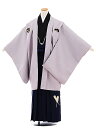 【レンタル】【かんたん着付け】卒業式 袴セット 145-150cm 男の子 小学生 13歳前後 男児 グレー紋付×紺袴セット 12歳 袴(簡単着付け)小町kid...